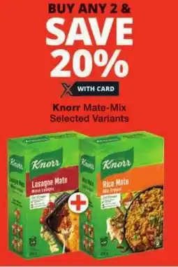 Checkers Knorr Mate-Mix offer