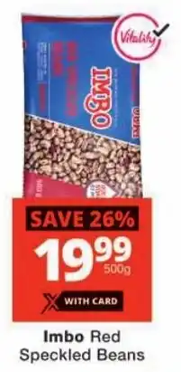 Checkers Imbo Red Speckled Beans offer