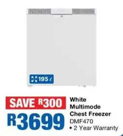 OK Furniture Defy White Multimode Chest Freezer offer