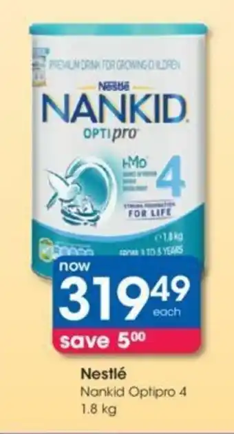 Clicks Nestle Nankid Optipro 4 1.8kg offer