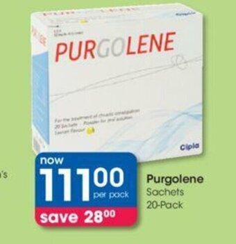 Clicks Purgolene Sachets 20-Pack offer