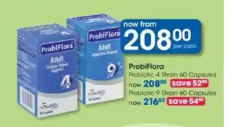 Clicks ProbiFlora Probiotic 4 Strain 60 Capsules offer