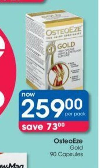 Clicks OsteoEze Gold 90 Capsules offer