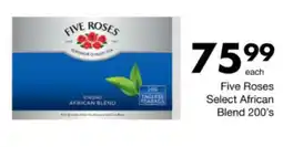 Save Hyper Five Roses Select African Blend offer