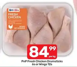 Pick n Pay Hypermarket PnP Fresh Chicken Drumsticks or Wings offer