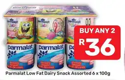 Pick n Pay Hypermarket Parmalat Low Fat Dairy Snack Assorted offer