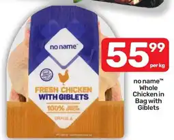 Pick n Pay Hypermarket no name Whole Chicken in Bag with Giblets offer