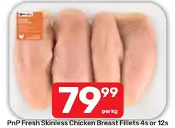 Pick n Pay Hypermarket PnP Fresh Skinless Chicken Breast Fillets offer
