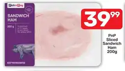 Pick n Pay Hypermarket PnP Sliced Sandwich Ham offer