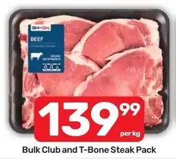 Pick n Pay Hypermarket Bulk Club and T-Bone Steak Pack offer