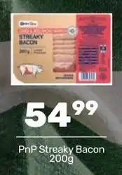 Pick n Pay Hypermarket PnP Streaky Bacon offer