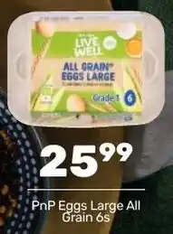 Pick n Pay Hypermarket PnP Eggs Large All Grain offer