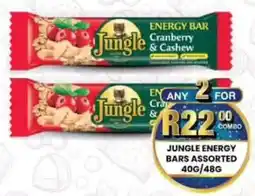 Take 'n Pay Jungle energy bars assorted offer
