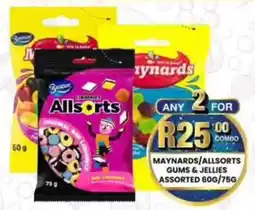 Take 'n Pay Maynards/ allsorts gums & jellies assorted offer