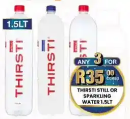 Take 'n Pay Thirsti still or sparkling water offer