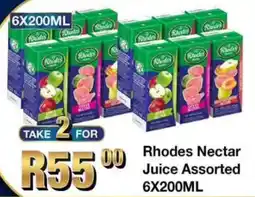 Take 'n Pay Rhodes Nectar Juice Assorted offer