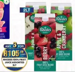 Take 'n Pay Rhodes 100% fruit juice assorted offer