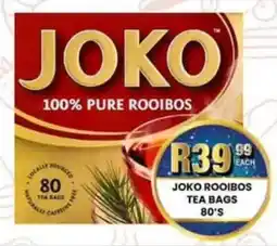 Take 'n Pay Joko rooibos tea bags offer