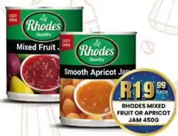 Take 'n Pay Rhodes Mixed Fruit Or Smooth Apricot Jam offer