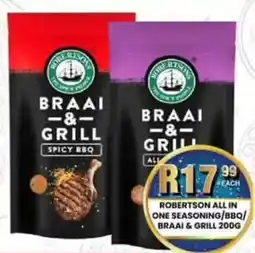 Take 'n Pay Robertson all in one seasoning/ bbq/ braai & grill offer