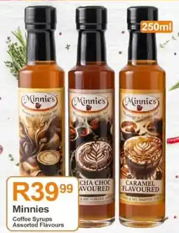 Take 'n Pay Minnie's Coffee Syrups Assorted Flavours offer
