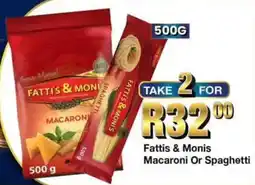 Take 'n Pay Fattis & Monis Macaroni Or Spaghetti offer