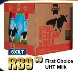 Take 'n Pay First Choice UHT Milk offer