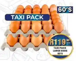 Take 'n Pay Taxi pack large eggs offer
