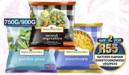 Take 'n Pay Natures garden sweetcorn/ mixed veg/ peas offer