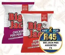 Take 'n Pay Big jack pies assorted offer