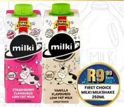 Take 'n Pay First choice milki milkshake offer