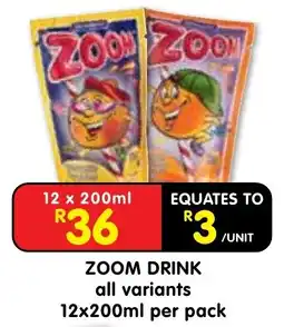 Shoprite Zoom Drink offer