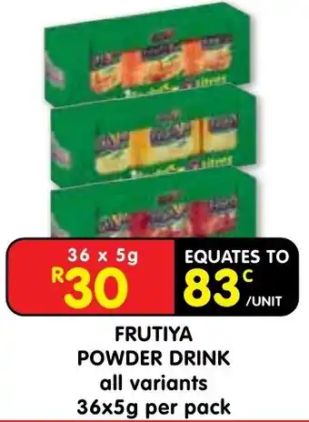 Frutiya powder drink