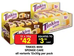 Shoprite Tinkies mini sponge cake offer
