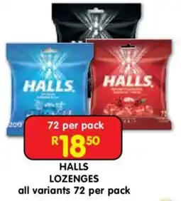 Shoprite Halls lozenges offer