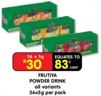 Frutiya powder drink