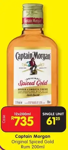 Shoprite Liquor Captain Morgan Original Spiced Gold Rum offer