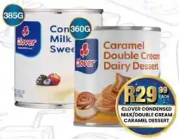Take 'n Pay Clover condensed milk/ double cream caramel dessert offer