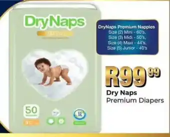 Take 'n Pay Dry Naps Premium Diapers offer
