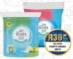 Take 'n Pay Lil lets panty liners offer