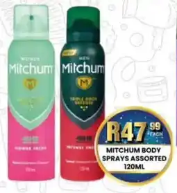 Take 'n Pay Mitchum body sprays assorted offer