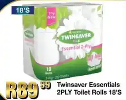 Take 'n Pay Twinsaver Essentials 2ply Toilet Rolls offer
