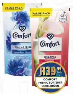 Take 'n Pay Comfort fabric softener refill offer