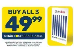 Pick n Pay Blue ribbon - classic white sliced bread offer