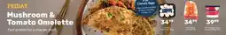 Pick n Pay Mushroom & tomato omelette offer
