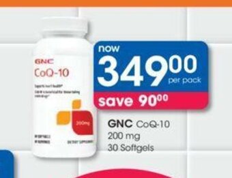 Clicks GNC CoQ-10 200mg 30 Softgels offer
