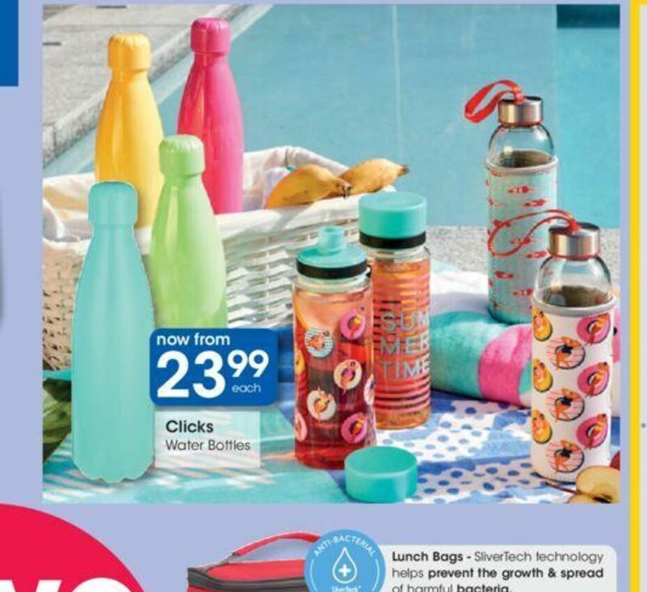 Clicks Water Bottles offer at Clicks