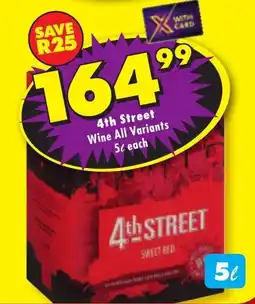 Shoprite Liquor 4th Street Wine All Variants offer