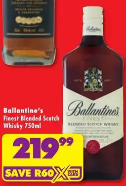 Shoprite Liquor Ballantine's Finest Blended Scotch Whisky offer