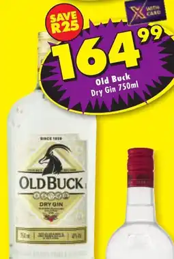 Shoprite Liquor Old Buck Dry Gin offer